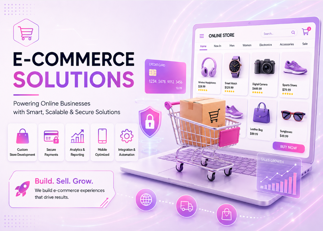 E-commerce solutions and online store development by A.I Digital Profile