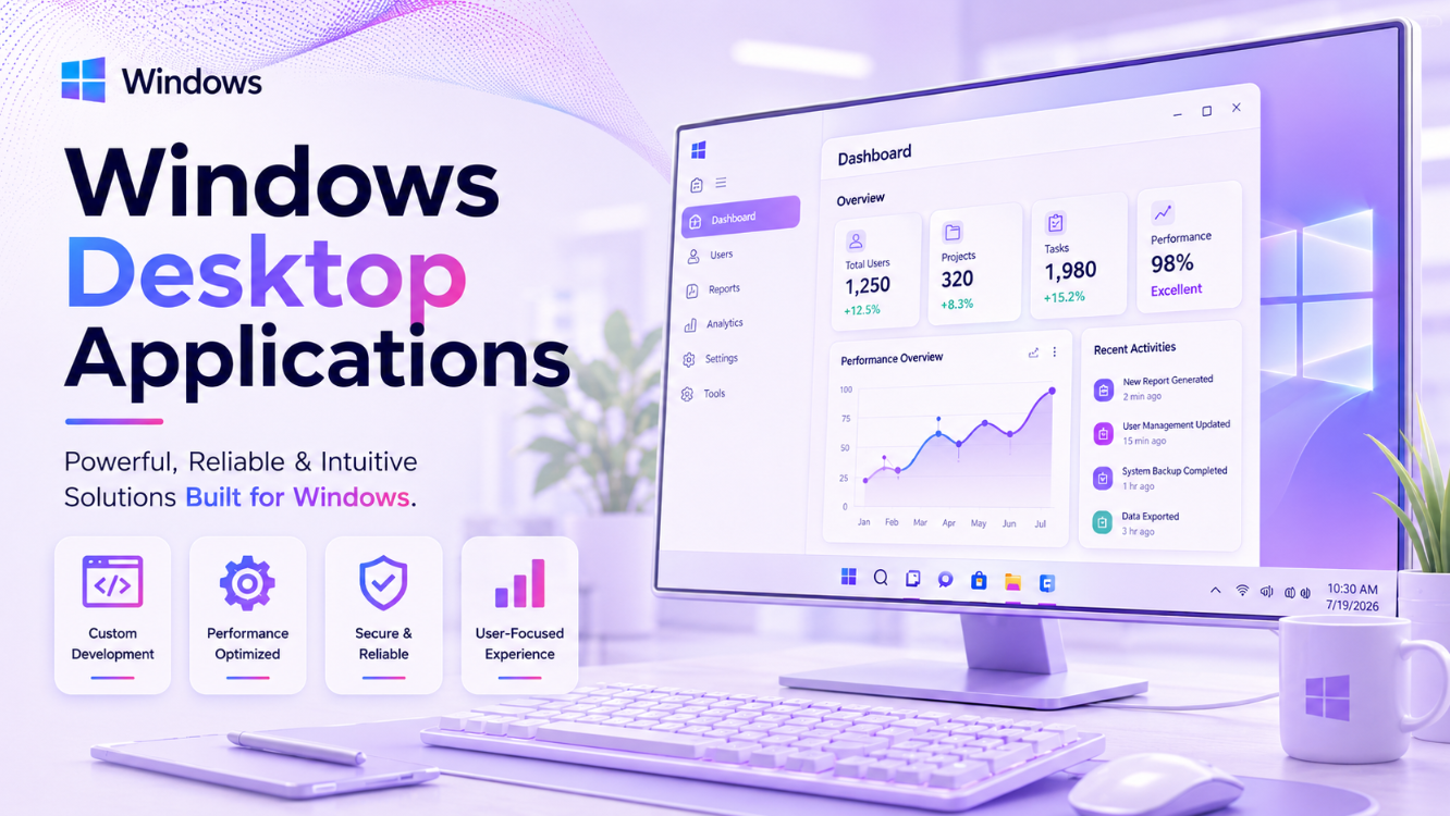 Windows desktop application development services by A.I Digital Profile